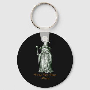 Funny Meme Twas The Tism M Lord Frog Wizard Autism Key Ring