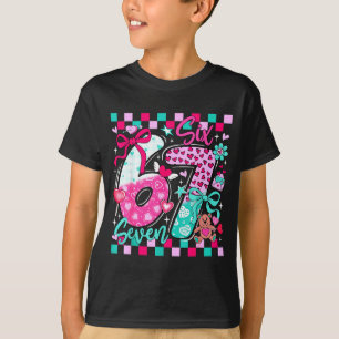 Funny Meme Valentine Six Seven 6 7 Valentine Heart T-Shirt