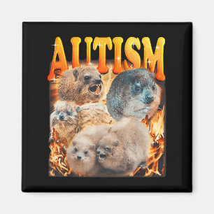 Funny Meme Woodchucks Groundhogs Autistic Autism A Magnet