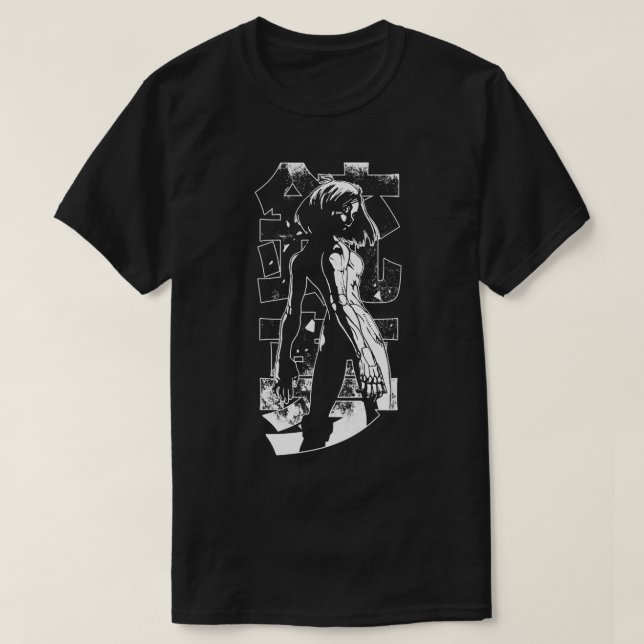 Funny Men Alita Battle Angel Gift For Music Fans T-Shirt (Design Front)