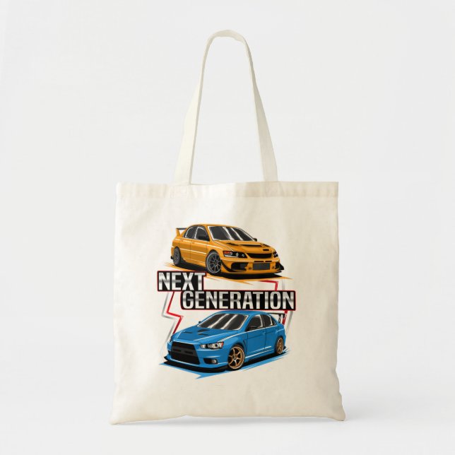 Funny Men Lancer Next Generation 9 And 10 Tote Bag (Front)