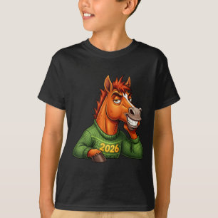 Funny Men Lunar Horse Festive Cartoon 1 T-Shirt