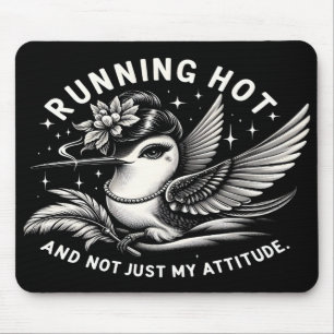 Funny Menopause Hot Flash Mouse Pad