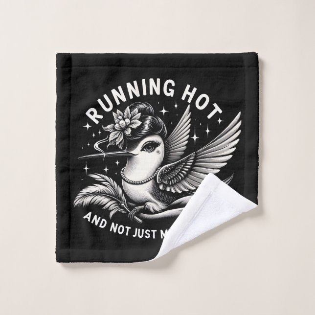 Funny Menopause Hot Flash Wash Cloth (Wash Cloth)