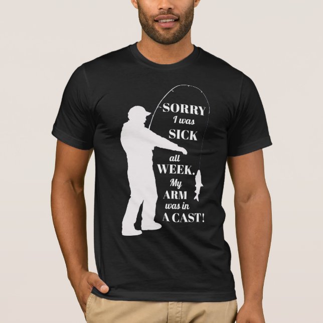 Funny Men's Fishing Shirt (Front)