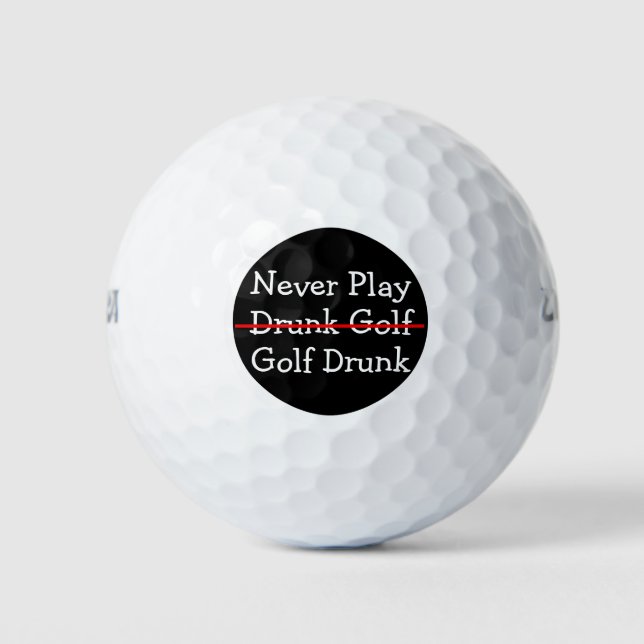 Funny Mens Golf Balls Gift (Front)
