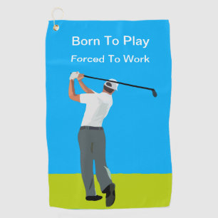 Funny Men's Golf Towels Novelty Design