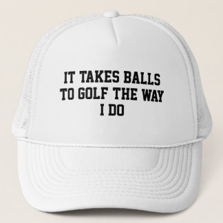 Funny Men's Golf Trucker Hat