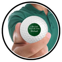 Funny Men's Lost Golf Balls