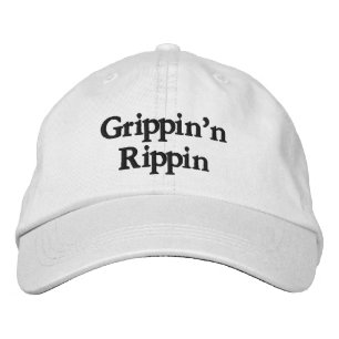 Funny Mens Novelty Golf GRIPPIN'N RIPPIN Embroidered Hat