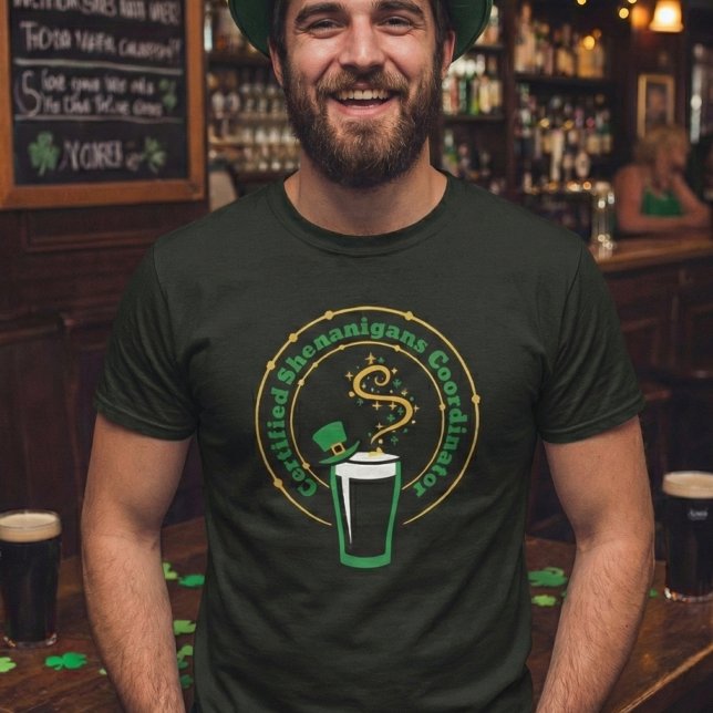 Funny Men's St Patricks Day Shenanigans Team Tee (Creator Uploaded)