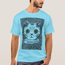 Funny men's T-shirt with a picture