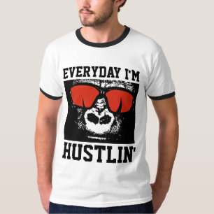 Funny Men's T-Shirts, HUSTLIN' T-Shirt