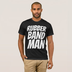 Funny Men's Vintage T-shirts, RUBBERBAND MAN T-Shirt