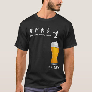 Funny Mens Week From Monday To Friday - Beer Alcoh T-Shirt