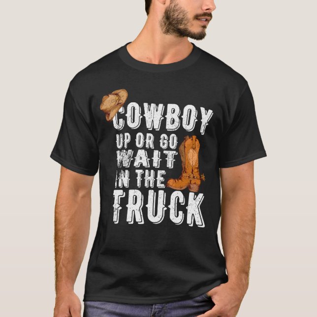 Funny Men's Western  T-Shirt (Front)