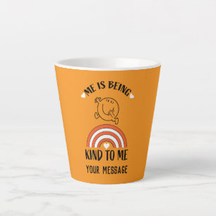 Funny Mental health awareness  HR Support Latte Mug