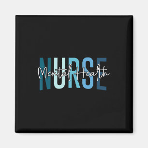 Funny Mental Health Nurse Psychiatric Nurse Psych  Magnet