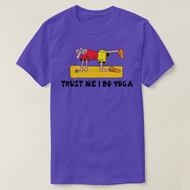 Funny Menx27s Yoga TShirtTShirt T-Shirt (Design Front)