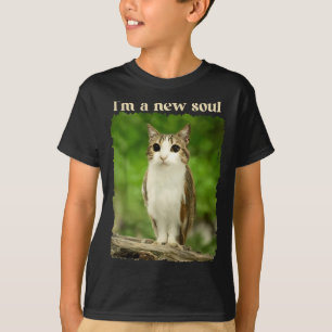 Funny Meowl Meme, Cat Owl Meme Brainrot Gen Alpha T-Shirt