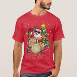 Funny Merry Christmas Drum And Santa Drummer Lover T-Shirt<br><div class="desc">Funny Merry Christmas Drum And Santa Drummer Lover Xmas  .</div>