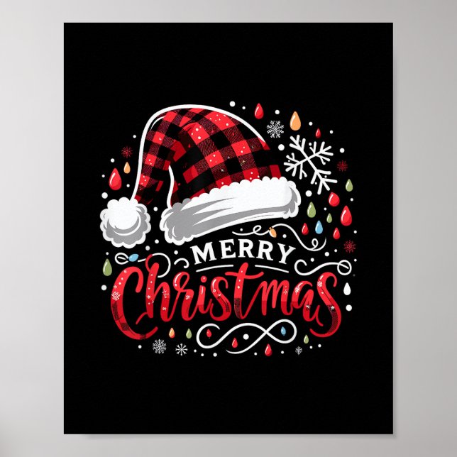 Funny Merry Christmas Poster (Front)