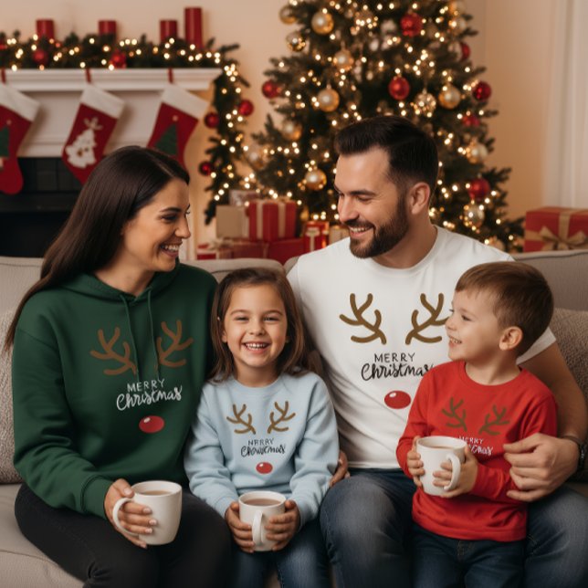 Funny Merry Christmas Reindeer T-Shirt (Creator Uploaded)