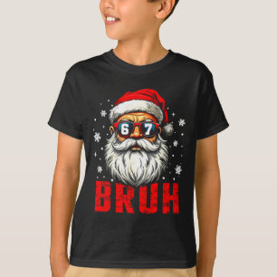 Funny Merry Christmas Santa Bruh Pajama Xmas Men W T-Shirt