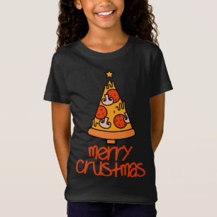 Funny Merry Crustmas Pizza Lovers Christmas Men Wo T-Shirt