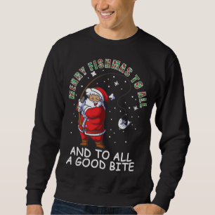 Funny Merry Fishmas To All Christmas Family Matchi Sweatshirt