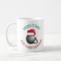 Funny Merry Fitmas and Happy New Rear