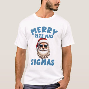 funny Merry Rizz Mas Sigmas ,Merry Christmas T-Shirt