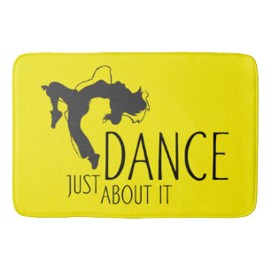 Funny Message - Just Dance About It 1 Bath Mat