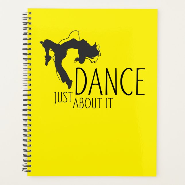 Funny Message - Just Dance About It 1 Planner (Front)