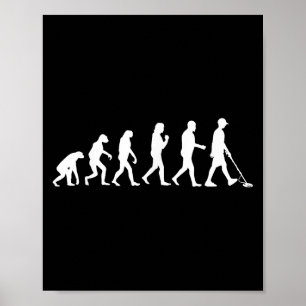 Funny Metal Detecting Art For Men Women Adult Meta Poster