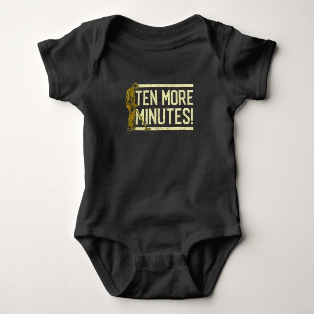 Funny Metal Detecting Treasure Hunter Hobby Baby Bodysuit (Front)