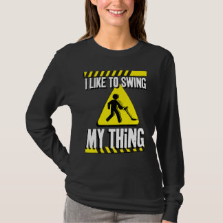 Funny Metal Detector Detecting T-Shirt