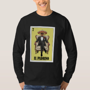 Funny Mexican Baptism Baby Shower Design Padrino P T-Shirt
