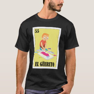 Funny Mexican Blonde Kid Design - El Guerito T-Shirt