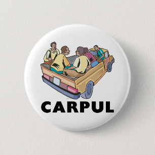 Funny Mexican Carpul 6 Cm Round Badge
