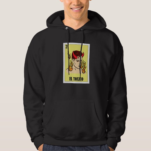 Funny Mexican Design - El Toxico Premium Hoodie (Front)