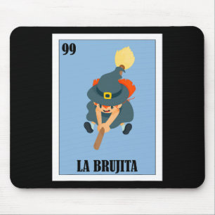 Funny Mexican Design For Cinco De Mayo - La Brujit Mouse Pad
