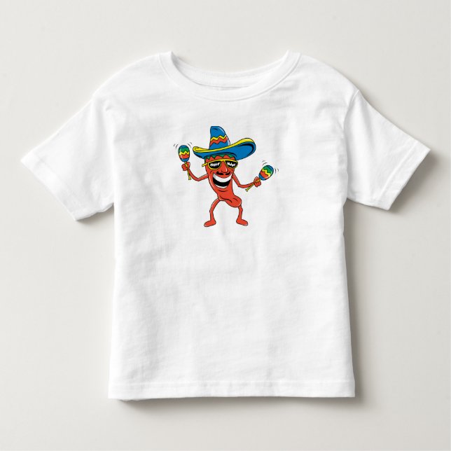 Funny Mexican Kids Toddler T-Shirt (Front)