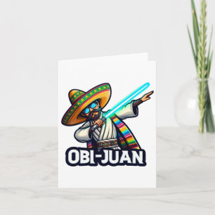 Funny Mexican Obi Juan Movie Parody Cinco De Mayo  Card