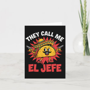 Funny Mexican Shirt For Cinco De Mayo Funny Taco S Card