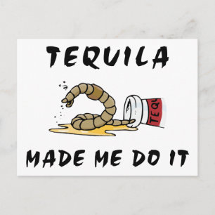 Funny Mexican Tequila Postcard