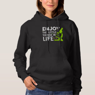 FUNNY MICROSCOPE,MICROBIOLOGISTS BIOLOGY NERD SCIE HOODIE