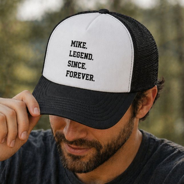 Funny Mike Legend Since Forever Trucker Hat (Creator Uploaded)