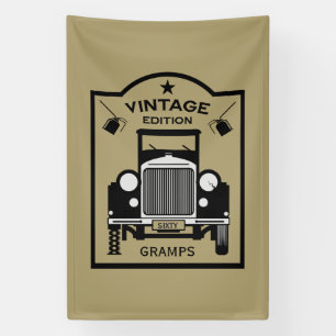 Funny Milestone Birthday Over The Hill Banner
