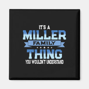 Funny Miller Family Reunion Tee Matching Vacation Magnet